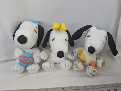 Hallmark Snoopy Dog Plush Lot Easter Rabbit Ears Stuffed Animal Toy - Image 1 of 4