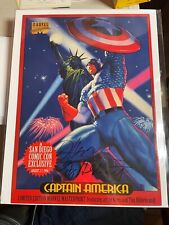 1994 MARVEL MASTERPIECE CARD OF Captain America Comic Con x GREG &JIM HILDEBANDT