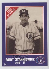 1990 Cracker Jack Columbus Clippers Police Andy Stankiewicz #24
