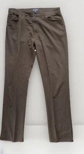 Peter Millar Herren Größe 38x36 Kakaobraun Khaki Hose 98% Baumwolle Stretch - Bild 1 von 5