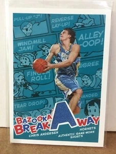 Chris Andersen 2004-05 Topps Bazooka Break Away Authentic Game Used Shorts SP - Picture 1 of 3