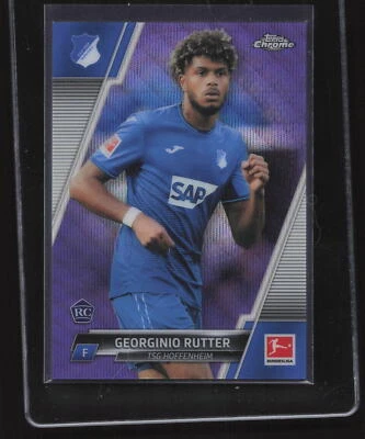 2022 Topps Chrome Bundesliga #d/299 #53 Georginio Rutter - Image 1 of 2