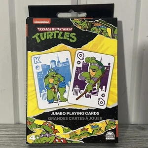 TMNT Ninja Turtles Jumbo Spielkarten 54 Karten Deck Spiel 4+ Sealed Nickelodeon - Bild 1 von 2