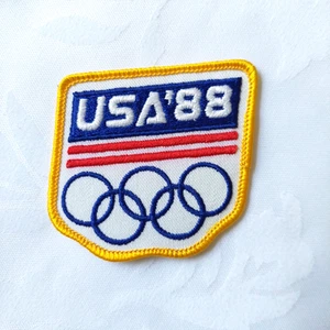 Team USA ‘88 1988 Seoul Korea Summer Olympics Souvenir Embroidered Patch BinP5 - Picture 1 of 5
