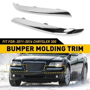 Moldura de parachoques 2011-2014 para Chrysler 300 Accent delantero cromado 68127941AB D - Imagen 1 de 21
