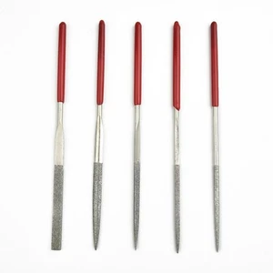 5x 140x3mm Diamond Mini Needle Files Kit For Metal Jeweler Wood Carving Craft - Picture 1 of 13