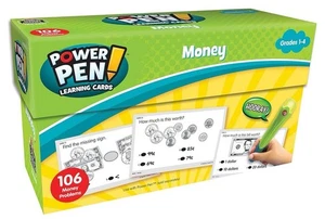 Power Pen Learning Cards, Money, Grades 1-4, Sealed - BRAND NEW-FREE SHIPPING - Picture 1 of 6