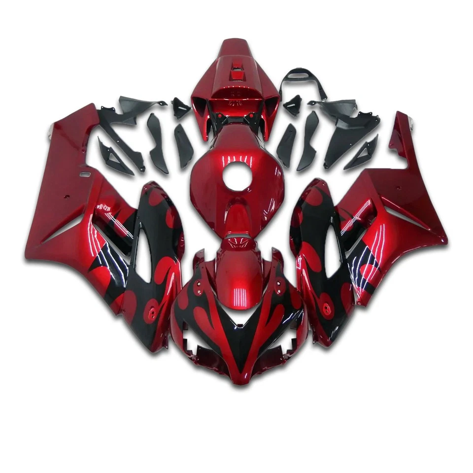 Carenado molde de inyección NTU rojo negro apto para ABS Honda CBR 1000RR 2004-2005 a065 Foto 1 de 4