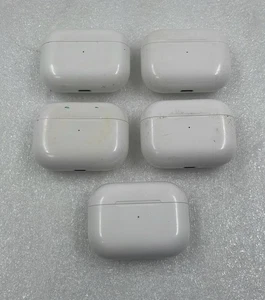 [LOT 5] Apple AirPods Pro 1ère génération boîtier de charge A2190 remplacement OEM ** EN L'ÉTAT - Photo 1 sur 11