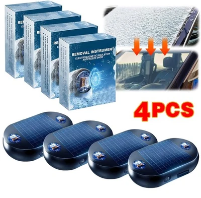 Dispositivo electromagnético anticongelante de remoción de nieve para automóvil 4 PS, descongelador para automóvil Foto 1 de 4