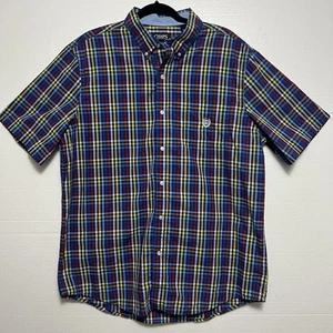 Chaps Herren Poloshirt XL Kragen Knopfleiste Kurzarm bunt Karomuster - Bild 1 von 16