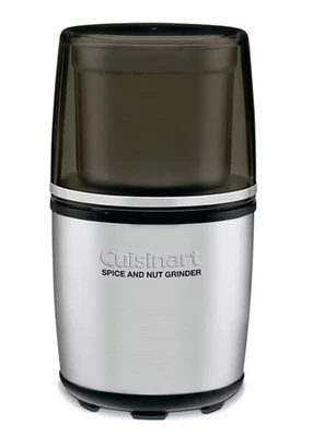 Molinillo eléctrico de especias y tuercas Cuisinart SG-10 de acero inoxidable compacto de alta resistencia Foto 1 de 3