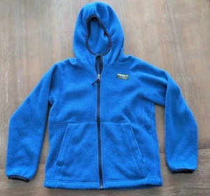 L.L. Bean Boys Hooded Fleece Jacket Size Small - Picture 1 of 4