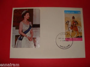 Queen Elizabeth II Silver Jubilee FDC 25 Coronación Nagaland 1978 #1 - Imagen 1 de 1