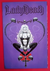 Lady Death Love Bites #1 edición premium (casi nuevo) exclusivo de Scott Lewis LE 2500 HTF 2001 - Imagen 1 de 5