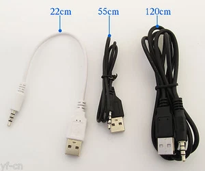10pcs USB A Male To 4-Pole 3.5mm Male Adapter Converter Data Charging Cable - Photo 1 sur 5