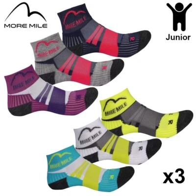 CALCETINES PARA CORRER NIÑOS JÓVENES MÁS MILLAS RESISTENCIA AMORTIGUADOS AMPOLLA CALCETINES DEPORTIVOS 3 Foto 1 de 4