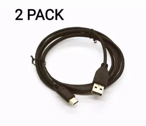 Paquete de 2 cables machos USB tipo C a USB2.0 de 6 pies - Imagen 1 de 1