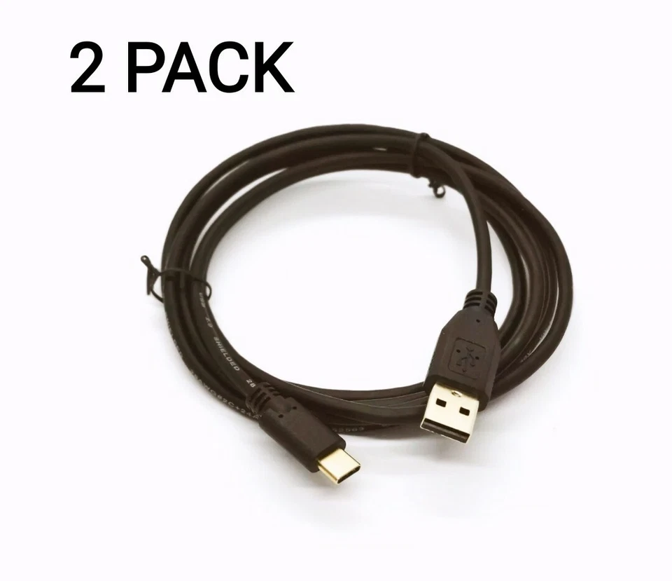 2 pack 6FT USB Type C to USB2.0 A-Male Cable - Image 1 of 1