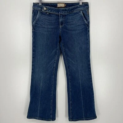 Pantalones de mezclilla Paige para mujer 29 azules Muholland alturas tiro bajo de colección Y2K Foto 1 de 4