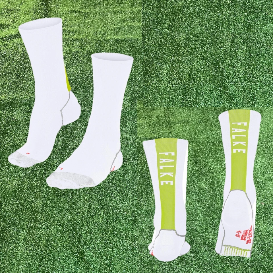 The Falke Bike BC Impulse Biking Cycling Ergonomic White Socks size 6.5-7.5 NEW - Image 1 of 4