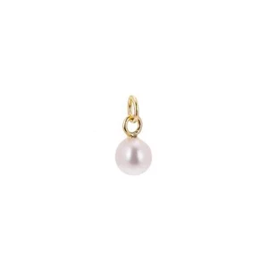 9ct Yellow Gold 4mm White Freshwater Pearl Pendant - Picture 1 of 4