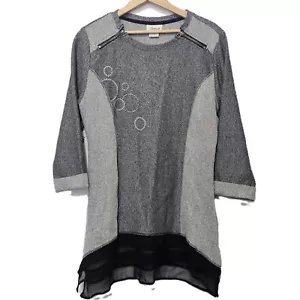Distinct Zippered Tunic - Picture 1 of 4
