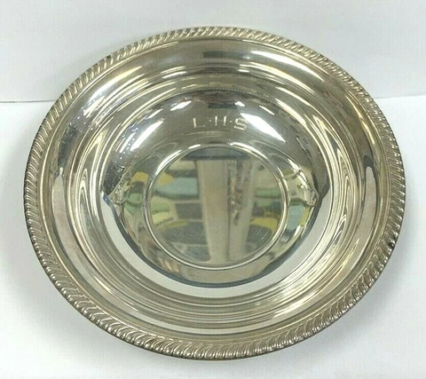 Gorham Sterling Silver BonBon Dish / Bowl #337 6" Diameter / 92.6gr LHS Mono Cover