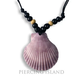 Muschel Halskette Kette mit Muschelanhänger Maori Perlmutt Design N248a - Bild 1 von 1