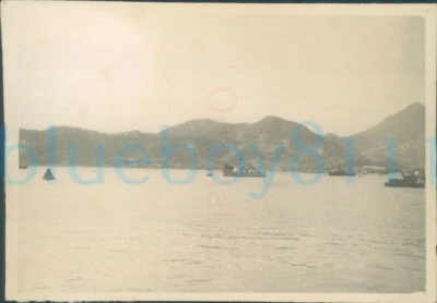 1946 Japan Yoshuira Bay No1 Billet view Orig Photo by British Soldier 3x2" - Image 1 of 2