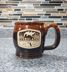 NEW Sunset Hill Stoneware Hand Thrown Mug EVERGLADES NATIONAL PARK made in USA - Picture 1 of 9