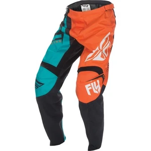 FLY F-16 YOUTH MOTOCROSS / ATV RACING & RIDING PANTS ~ ORG/BLK/TL SIZE 20 YOUTH - Picture 1 of 4