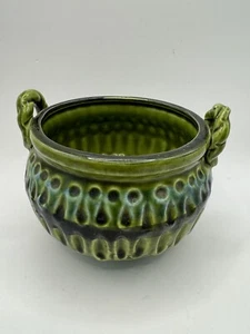 Vintage Enesco kleine Keramik grüne Schüssel Pflanzgefäß Japan - Bild 1 von 7