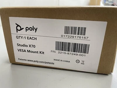 Poly Studio X70 VESA Mounting Kit # 2215-87249-001 (875L2AA) - Image 1 of 4