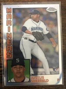 2019 Topps Chrome - Justus Sheffield #84TC-23 - Picture 1 of 2