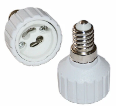 VETRINEINRETE Adattatore lampadine faretti e14 a gu10 riduttore convertitore lampadina gu 10