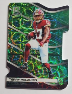 TERRY MCLAURIN 2019 SPECTRA #182 NEON GREEN PRIZM /30 RC WASHINGTON DIE CUT - Afbeelding 1 van 3