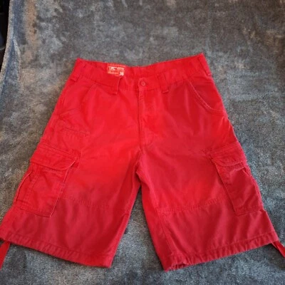 Pantalones Cortos Jordan Craig Carga Para Hombre 36 Rojo Grueso Algodón Retro Street Wear Años 90 Foto 1 de 4