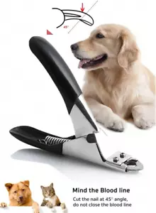 1PC Dog And Cat Nail Clipper, Pet Claw Trimmer, Stainless Steel Nail File - NEW - Picture 1 of 11