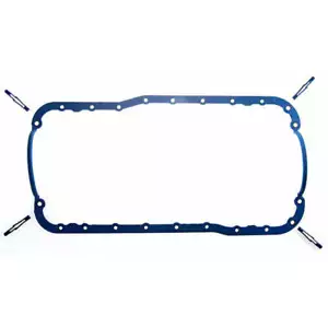FEL-PRO SFLOS13260T SUMP GASKET SET RUBBER 1 PIECE FORD 289 302 WINDSOR 2 PCE RM - Picture 1 of 2