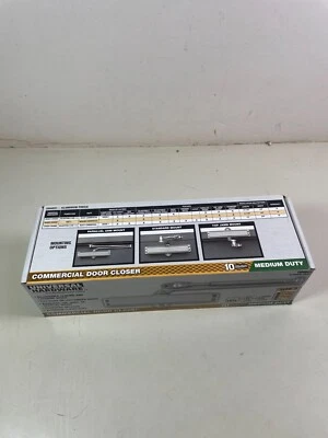 Universal Hardware Medium Duty Commercial Door Closer Aluminum Finish UH4051 OB - Image 1 of 4