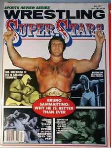 Wrestling Superstars July 1977 Bruno Sammartino Ken Patera PWI WWF PRO - Picture 1 of 2