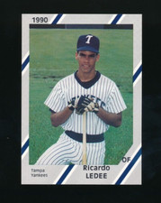 1990 Diamond Cards Tampa Yankees Ricky Ricardo Ledee tough