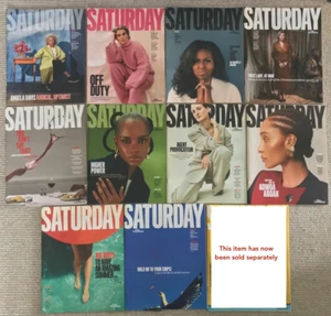 9 x SATURDAY ~ The Guardian Weekly Magazine 2022 Job lot Bundle Michelle Obama - Picture 1 of 4