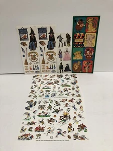 Vintage Looney Tunes, Lion King, Harry Potters Mixed Lot of 5 Sheets Sticker - Picture 1 of 7