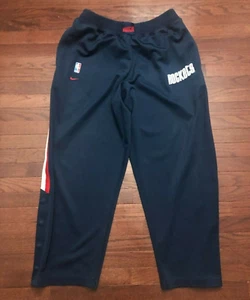 HOUSTON ROCKETS BASKETBALL WARM-UP PANTS MENS XXL 2XL NIKE TEAM BLUE SHOOTING v - Picture 1 of 7