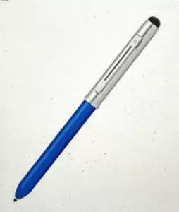 Penna multifunzione Sheaffer nuova con scatola - Quattro - cromata e blu, N8937354 - Foto 1 di 3