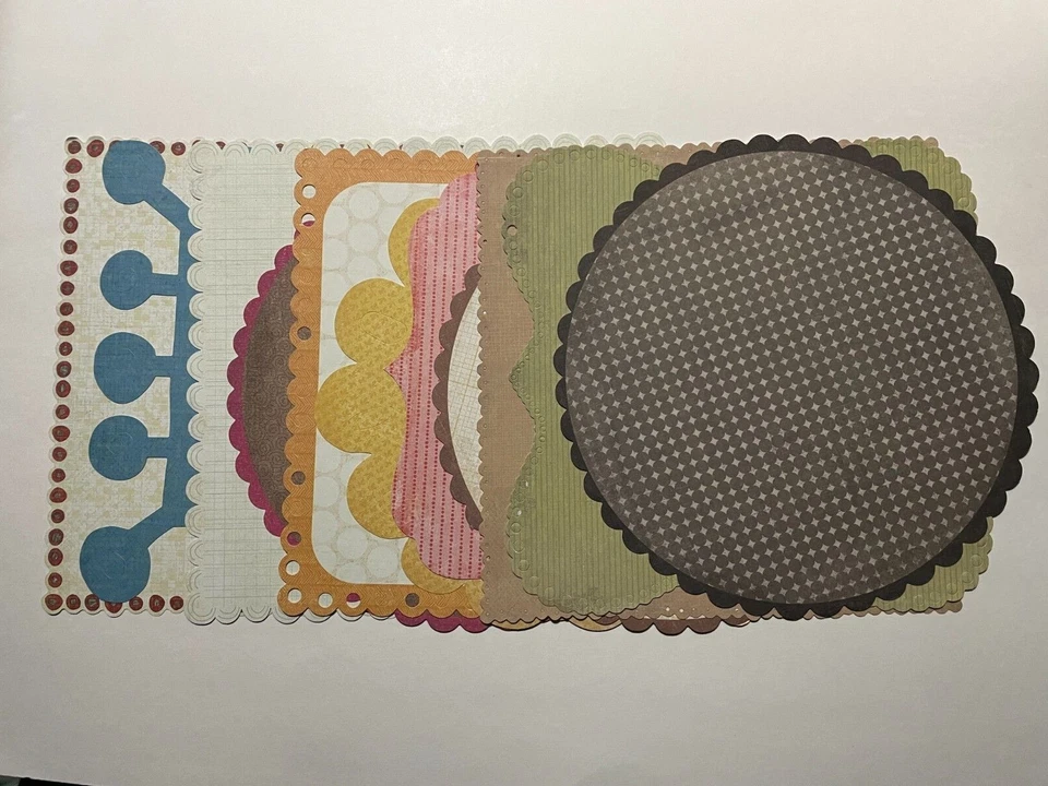 CRATE PAPER ASSORTED 12X12 HEAVY PAPER DIE CUTS - Image 1 of 1