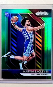 2018 2018-19 Panini Prizm Green Prizms #181 Marvin Bagley III RC Rookie Kings - Picture 1 of 2