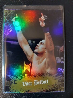 Vitor Belfort #35 2010 UFC Main Event Thick Gold Parallel - Image 1 of 2